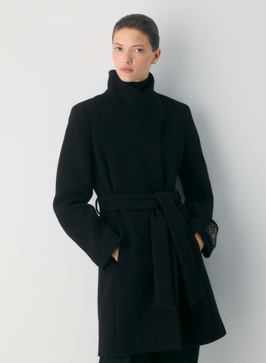 コナーコート - ソフトウールカシミア ブラック