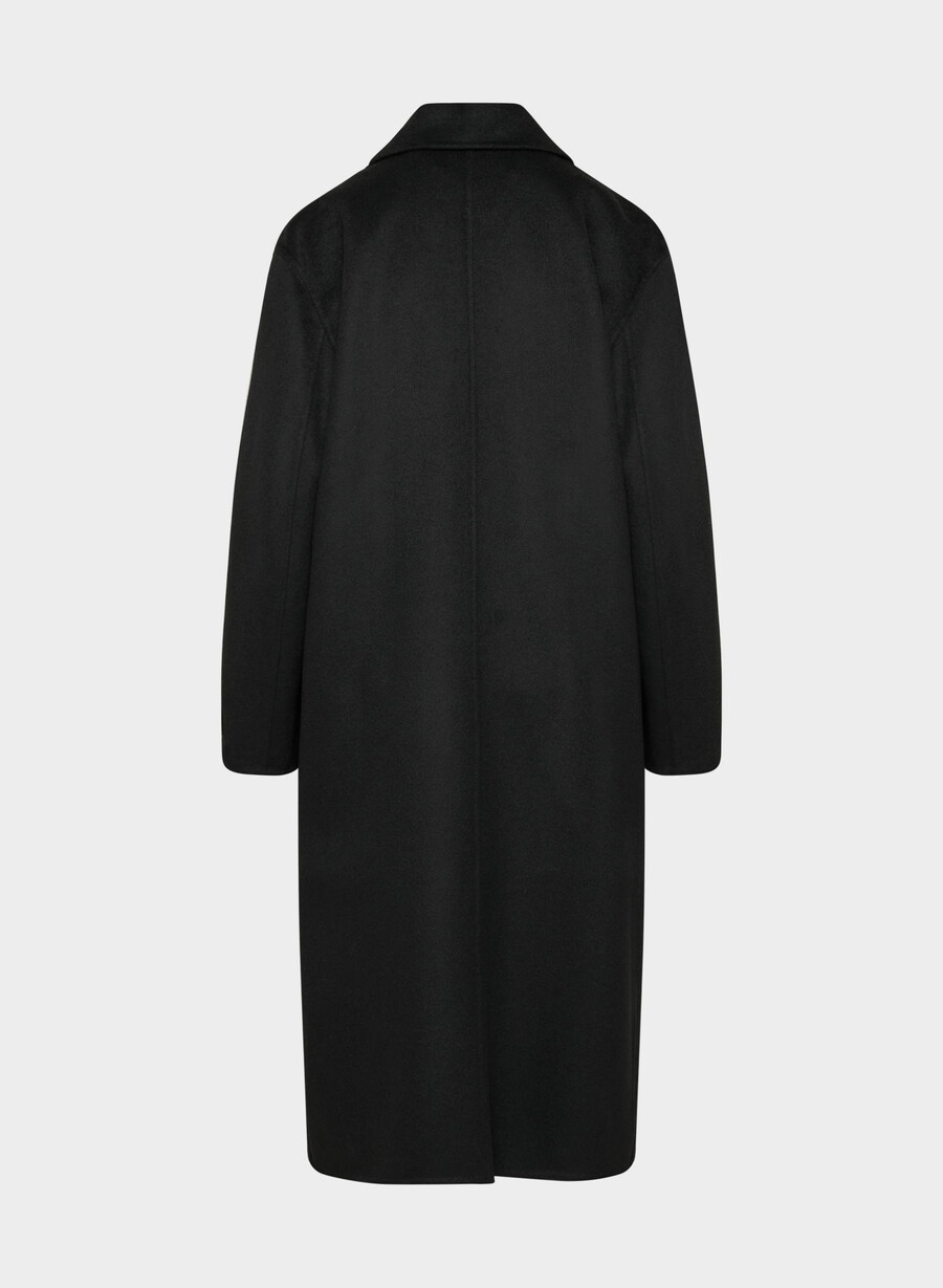 唯一のダブルフェイスコート - luxe rewool black
