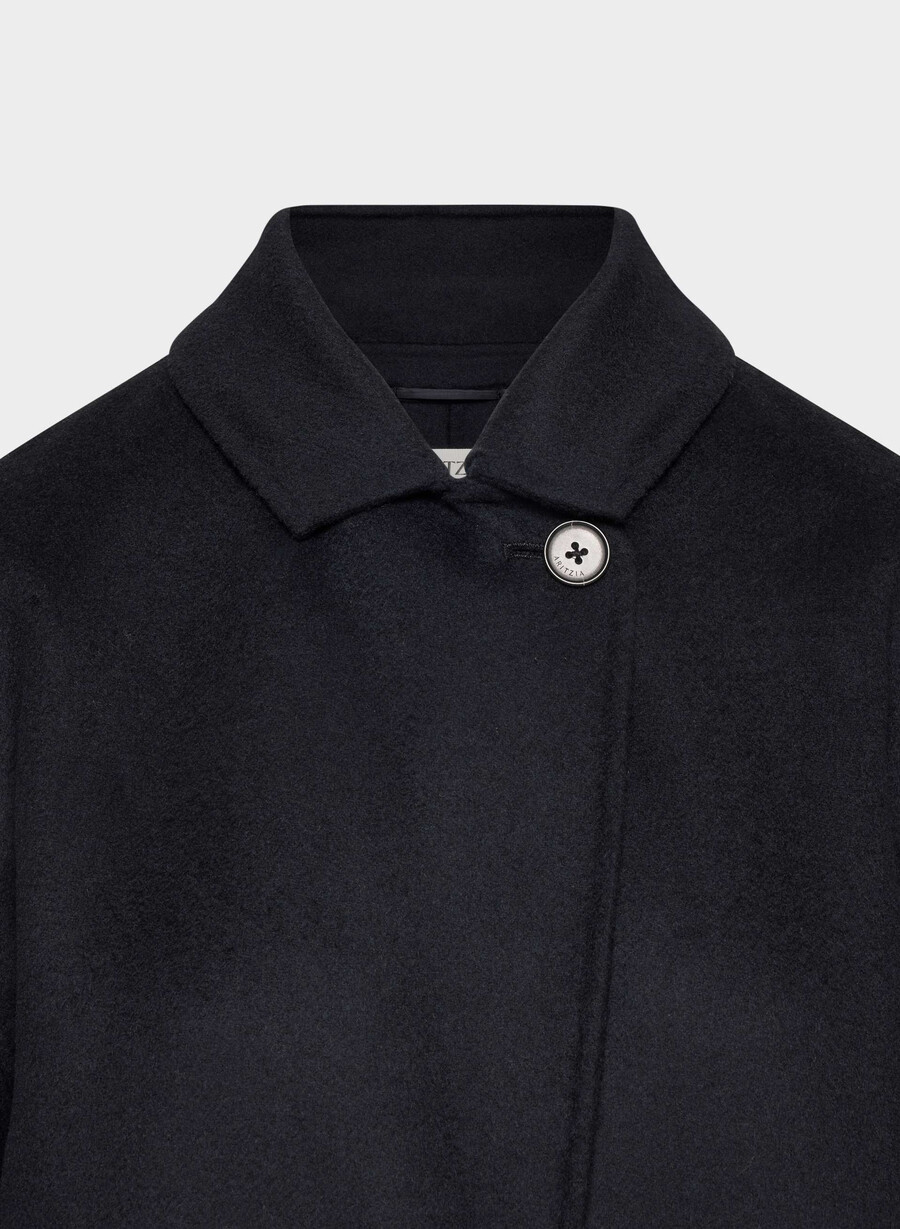 唯一のダブルフェイスコート - luxe rewool ダークナイトネイビー