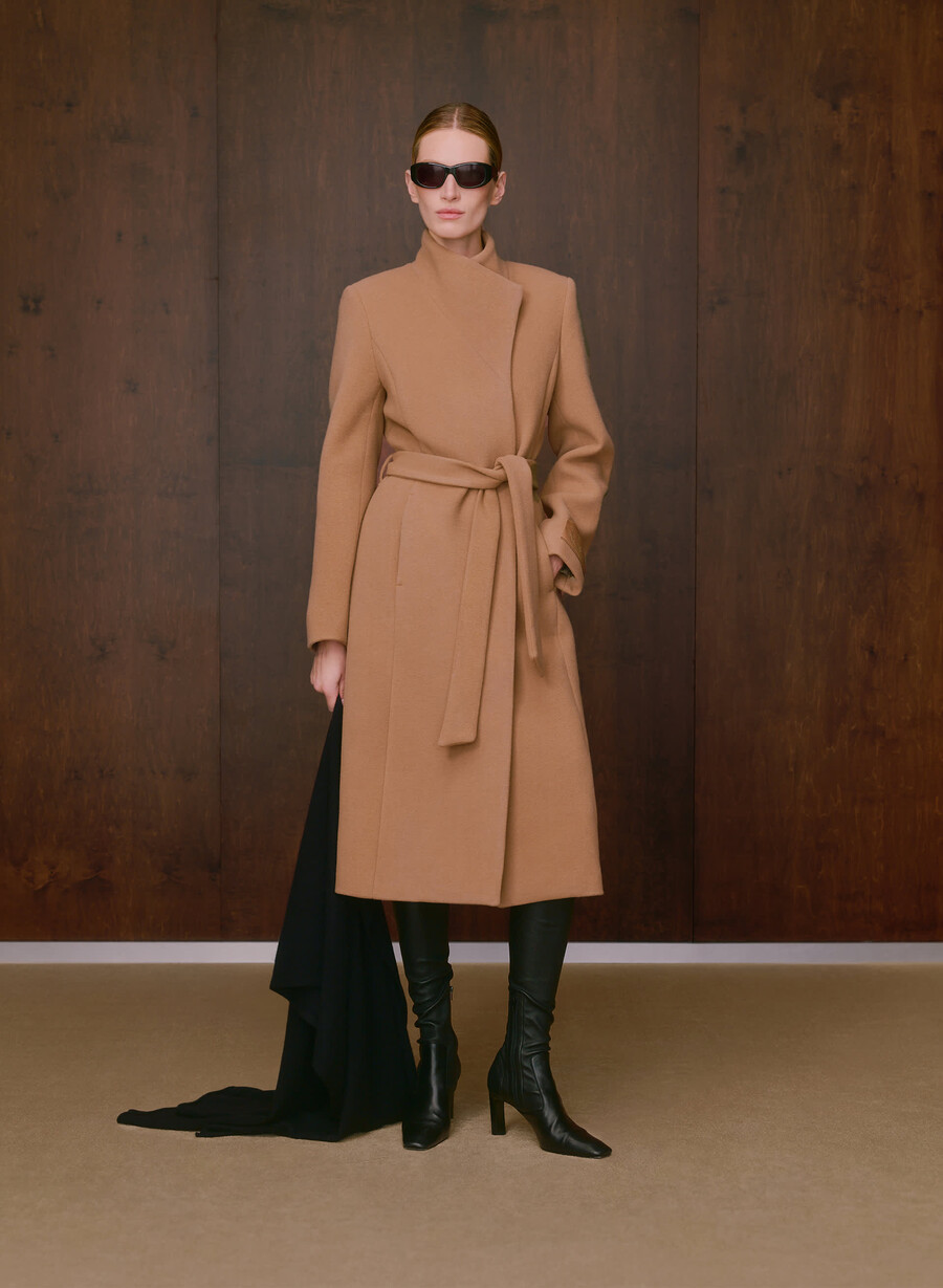 コナー ロングコート - ソフトウールカシミア saville