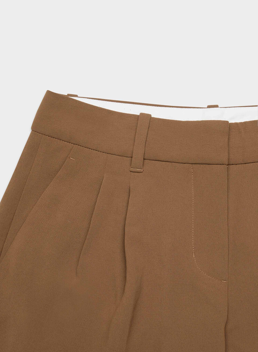 エフォートレスパンツ カーブフィット ローライズ - クレペット ショコラティエブラウン