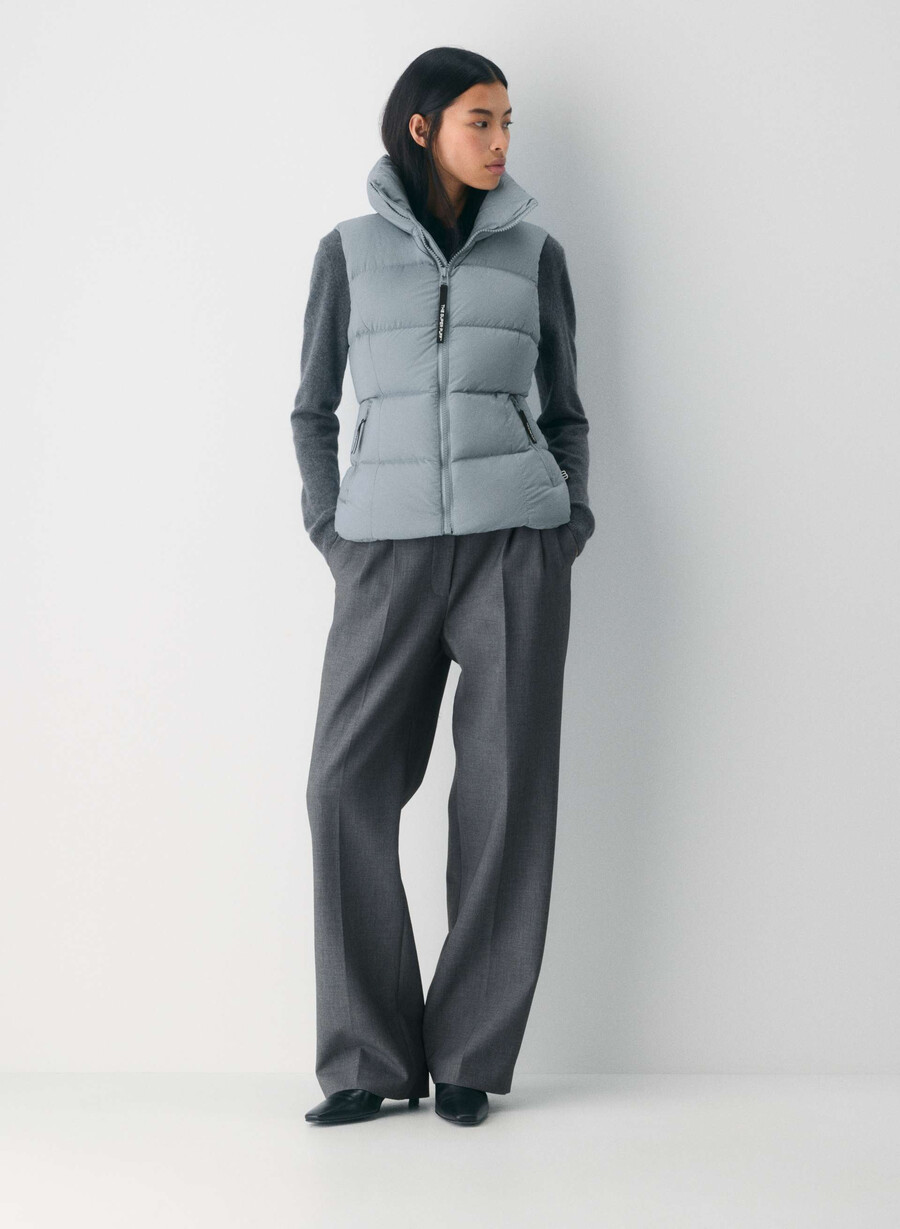 supersnug puffベスト - climatte slab blue