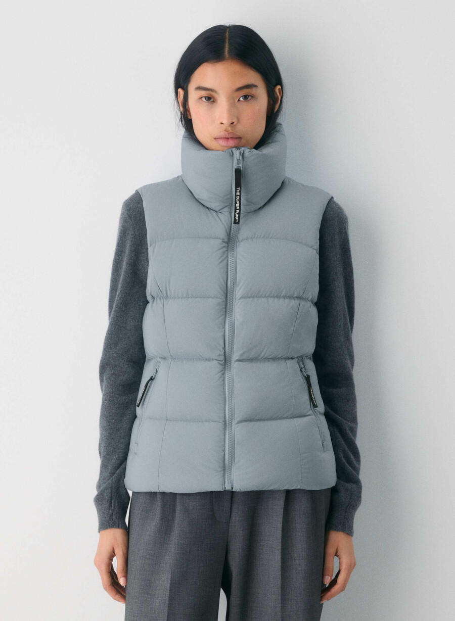 supersnug puffベスト - climatte slab blue