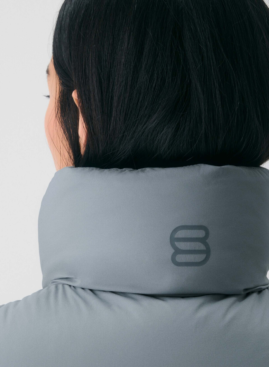 supersnug puffベスト - climatte slab blue