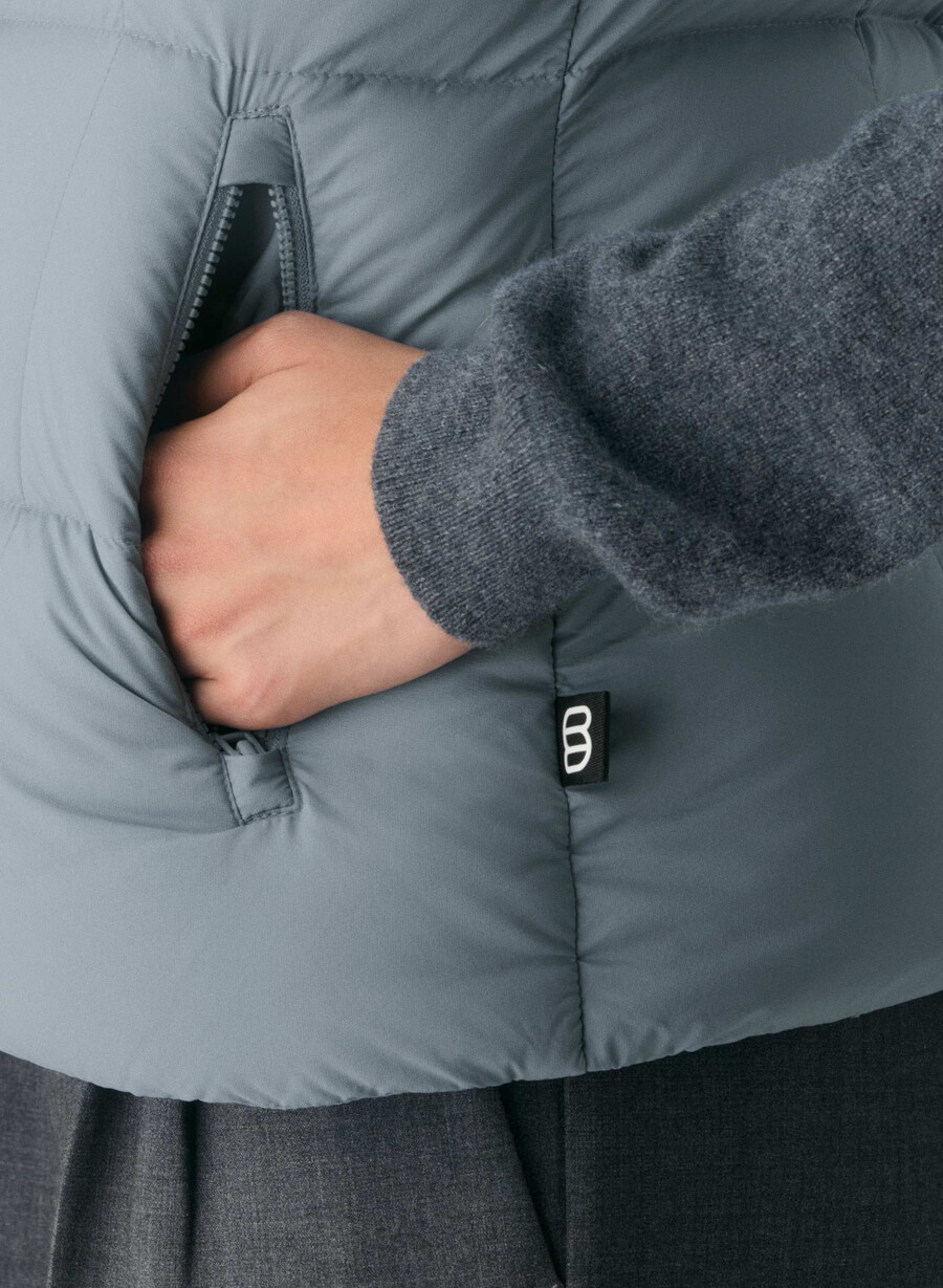 supersnug puffベスト - climatte slab blue