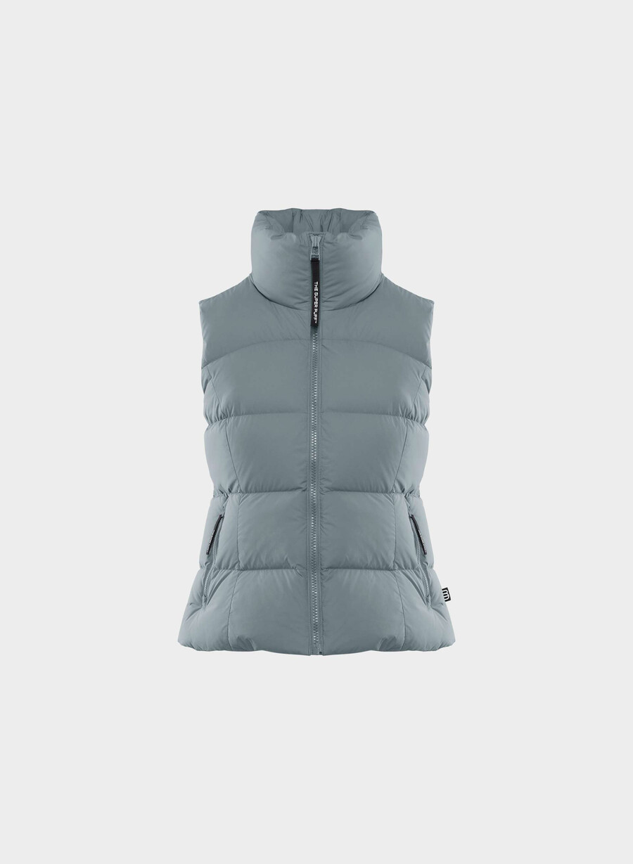 supersnug puffベスト - climatte slab blue
