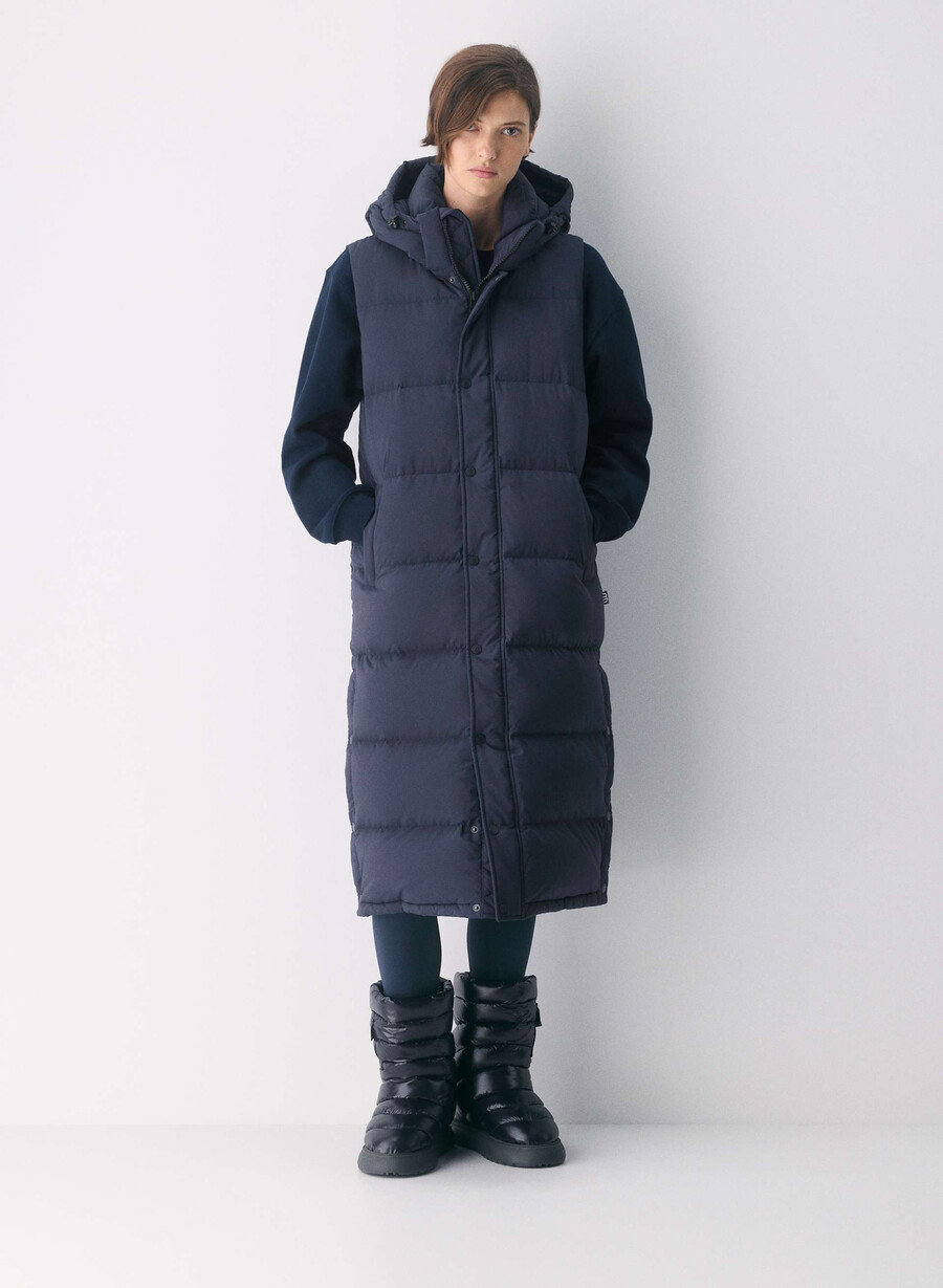 スーパーパフ ロングベスト - climatte admiral