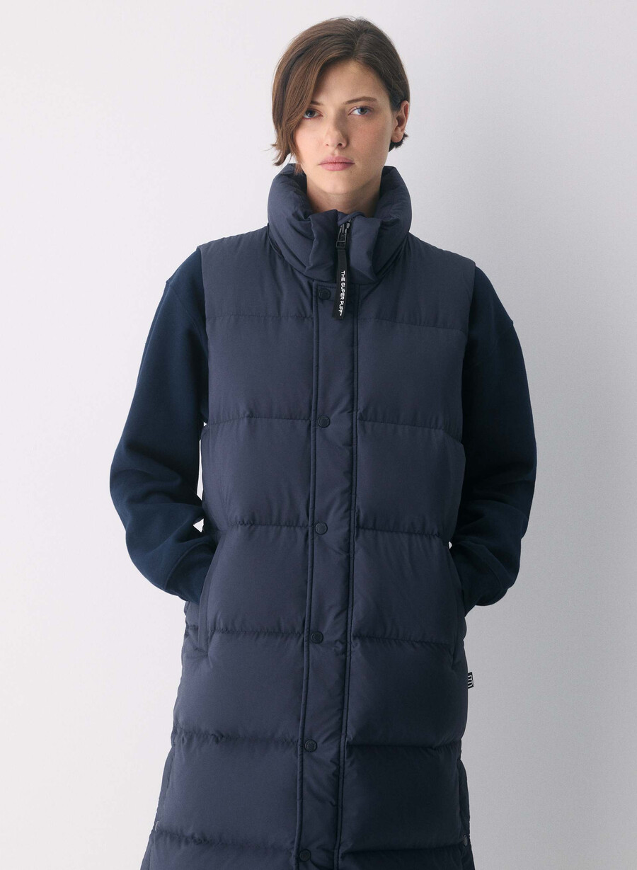 スーパーパフ ロングベスト - climatte admiral