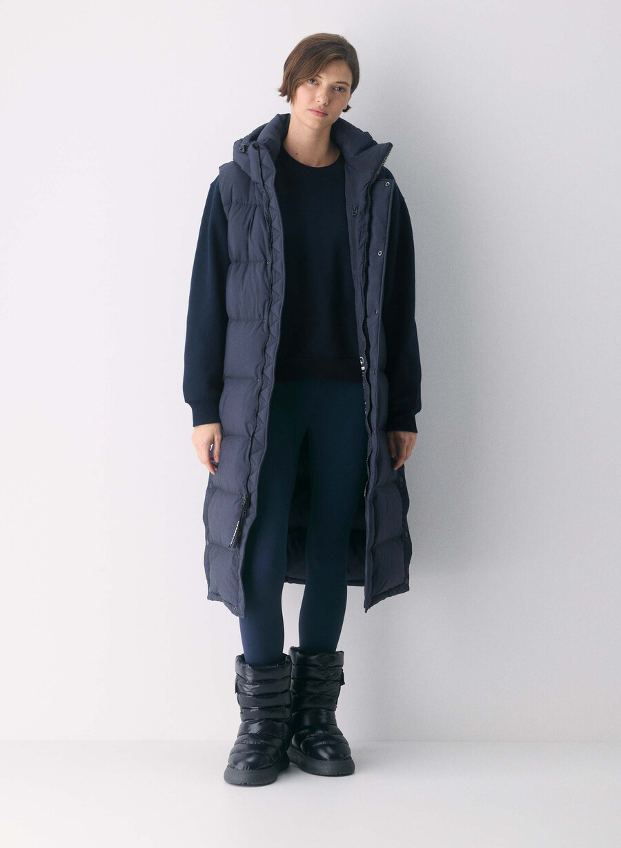 スーパーパフ ロングベスト - climatte admiral